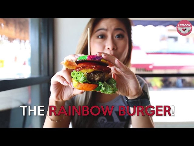Word Bistro - Halal Cafe With Rainbow Burgers At Upper Thomson