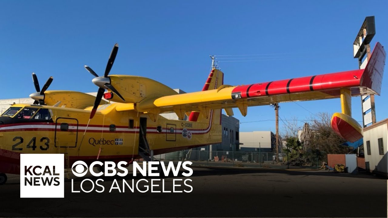 FBI investigates drone collision during Palisades Fire - YouTube