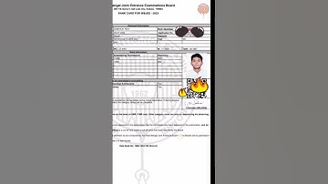 WBJEE RESULT 2K23 ~।#wbjee #whatsappstatus #motivation