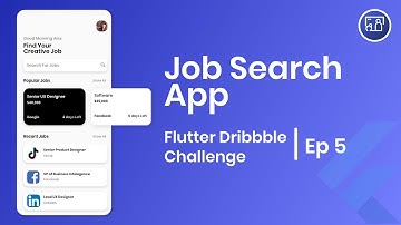 Job Search App - Flutter UI - Dribbble Challenges