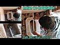 How to install Indian toilet?