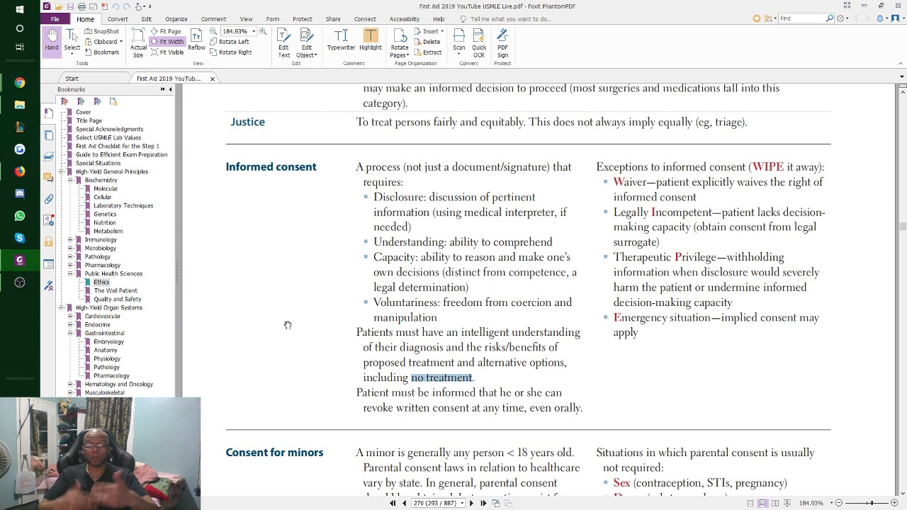 USMLE Live Lecture Series - For Step 1 and CK - Ethics Part 1