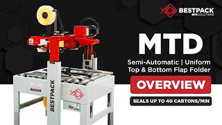 Carton Sealer - MTD - Manual Top & Bottom Drive Dual Mast Sealer