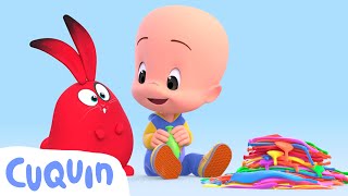 Cuquin's Balloons: learn more colors 🎈| videos & cartoons for babies