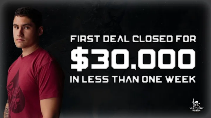 First Deal Closed For 30K In Less Than 1 Week  - M...