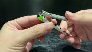 Large VS Small green bell nail clippers