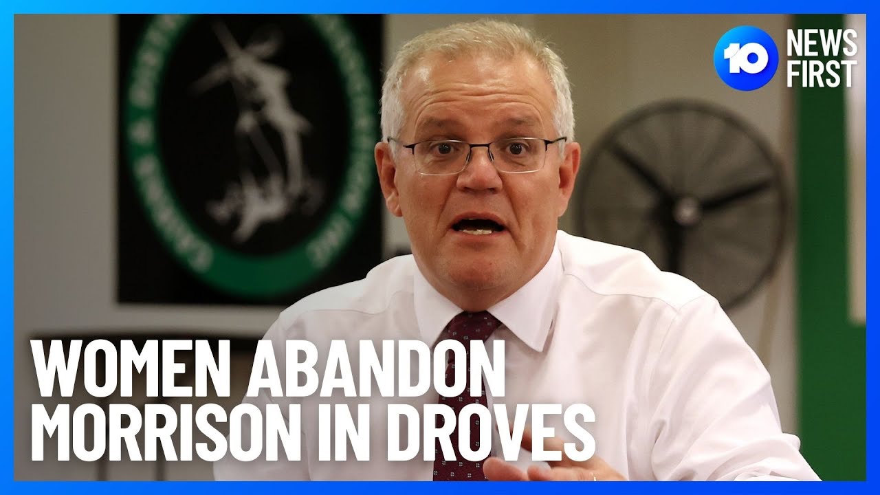 Scott Morrison's Popularity Among Women Crashes | 10 News First