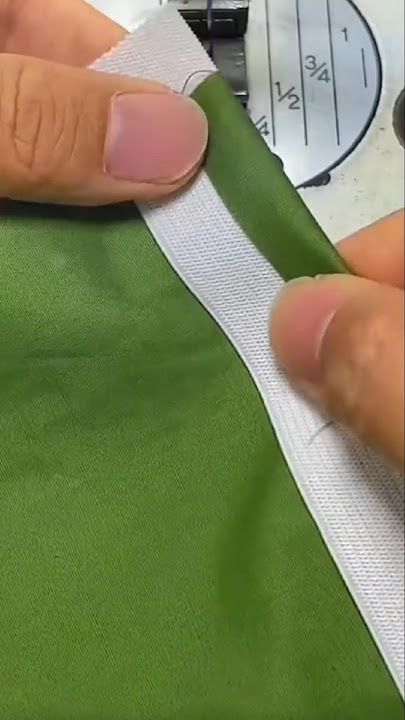 Beginners Must Know! How to Attach Elastic Waistbands Neatly & Securely #sewingforbeginners