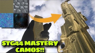 STG44 MASTERY CAMOS + UNLOCK MASTERY CAMO GUIDE + CLASS SETUP
