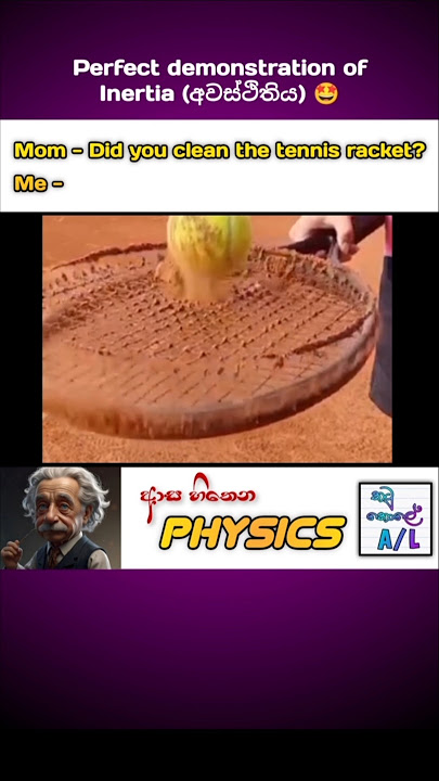 Inertia 🎾 | Mechanics | Asa hithena Physics - 39 🤩 #inertia #physics #mechanic #newton