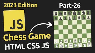 Create Chess with HTML, CSS & Javascript | Part-26 | Javascript Project Hindi Tutorial #javascript