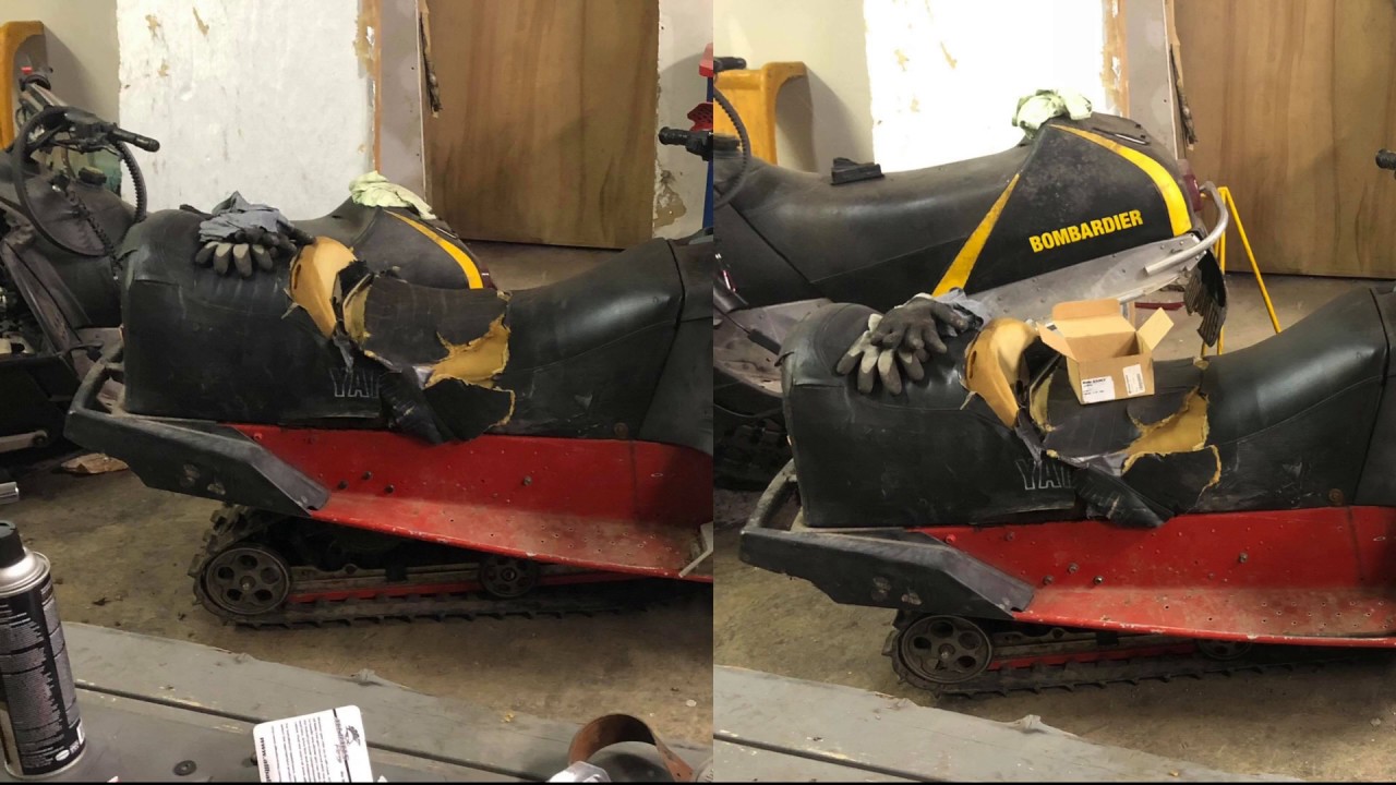 Snowmobile Track Replacement! 3 inch Drop Bracket install! Put It On