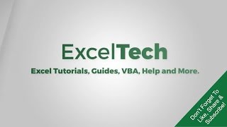 Excel Tech Interface #004: Create a Printable & Non Printable Background