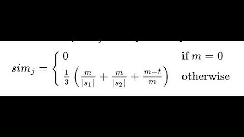 Artificial Intelligence - Jaro Similarity