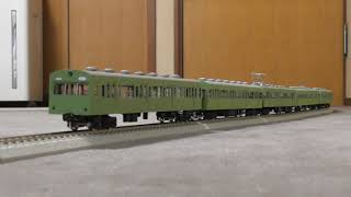 【鉄道模型 HO】カワイモデル 103系（ウグイス色）