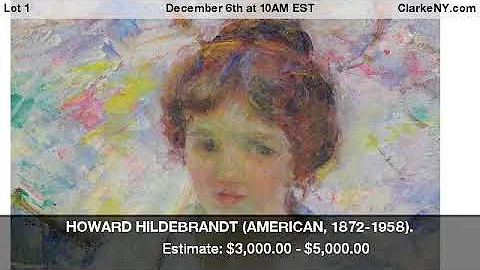 HOWARD HILDEBRANDT (AMERICAN, 1872-1958).
