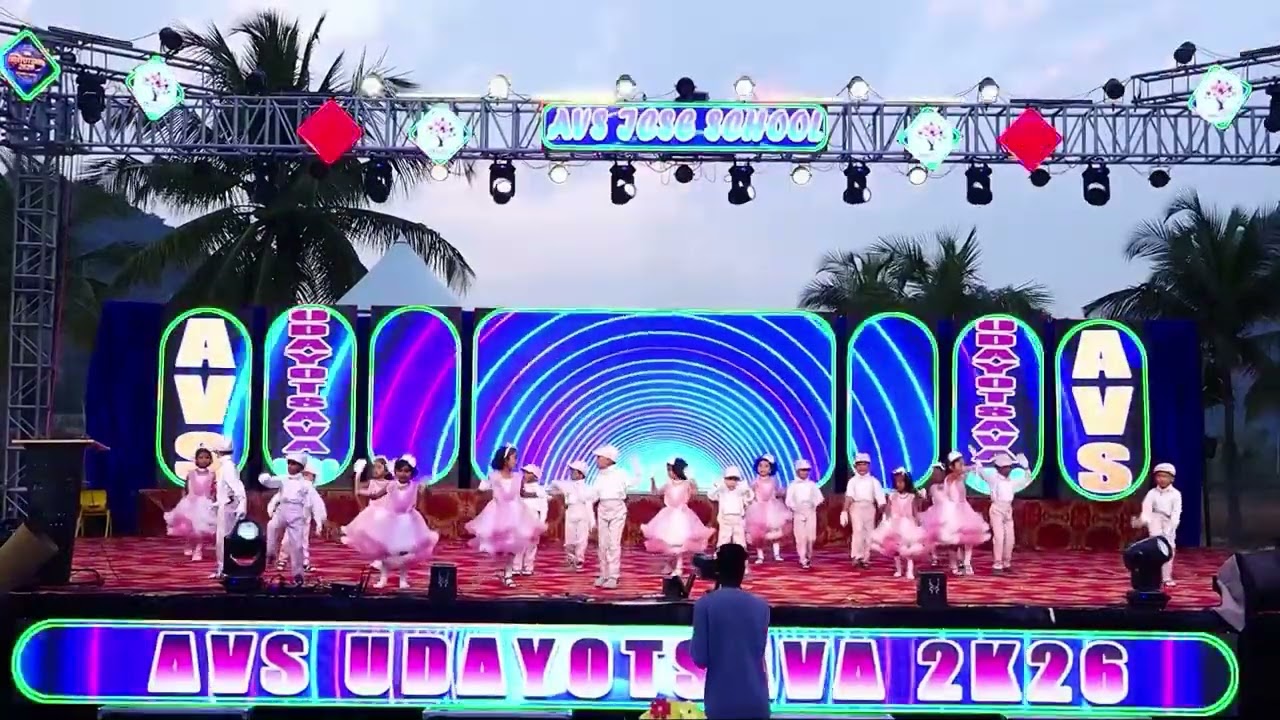 AVS UDAYOTSAVA 2025-26 | Dance performance by LKG students