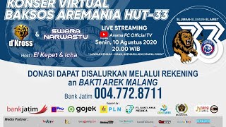 LIVE STREAMING Konser Virtual HUT Arema FC Ke-33