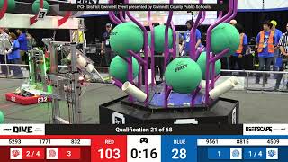 Qualification Match 21 - 2025 PCH District - Gwinnett Event Presented by GCPS