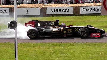 Lotus Renault F1 Burnout