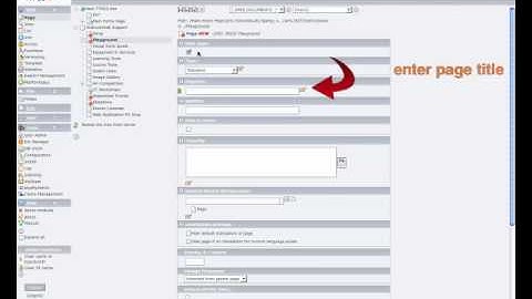 How to create a new page