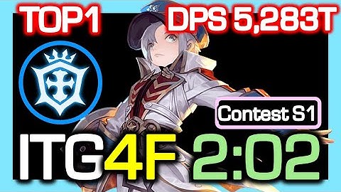 [NSTG S1 TOP1] Crusader NSTG DLB 4F 2:02 Rotation / DPS 5,283 Trillion / Dragon Nest CN