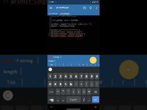 Download Youtube Audio using 3 lines of Python