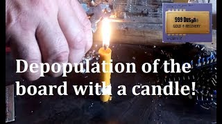 DEPOPULATION BOARD with a CANDLE!