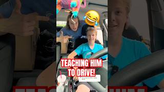 TEACHING PARKER HOW TO DRIVE 😂