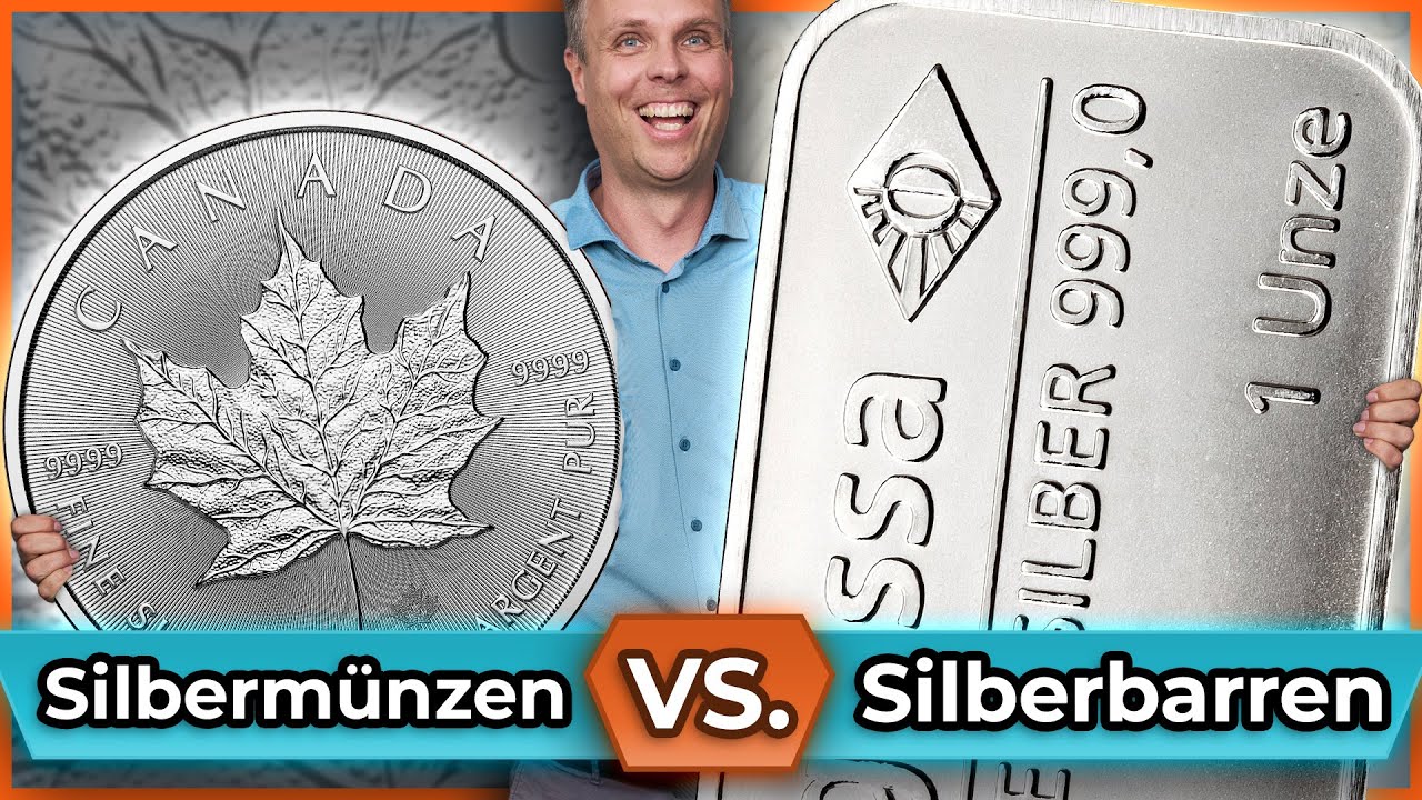 Silber kaufen: 1 Unze, 1 kg Münze oder Silberbarren? Der ultimative Vergleich!