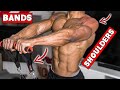 SHOULDER WORKOUT AT HOME WITH RESISTANCE BAND ONLY!