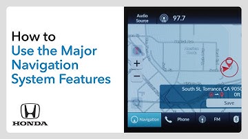How to Use the Major Navigation System Features