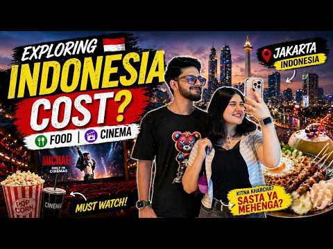 Explore Indonesia with us 🇮🇩 Prices, Food & Cinema Experience 🍿| Abeera & Nabeel