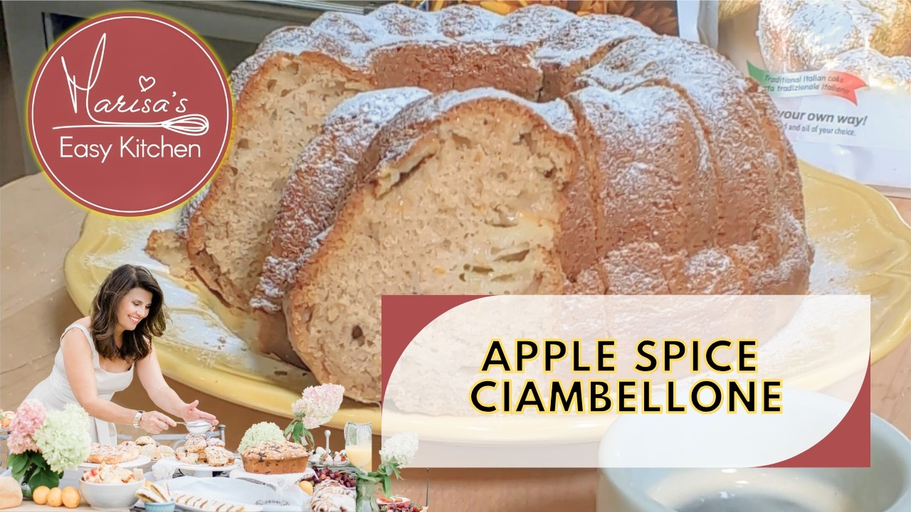 Apple Spice Ciambellone Recipe | Easy Italian Apple Cake | Marisa’s Easy Italian Baking Mix