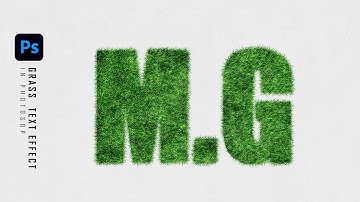 Grass Text Effect in Photoshop | Adobe Photoshop | Grass Effect