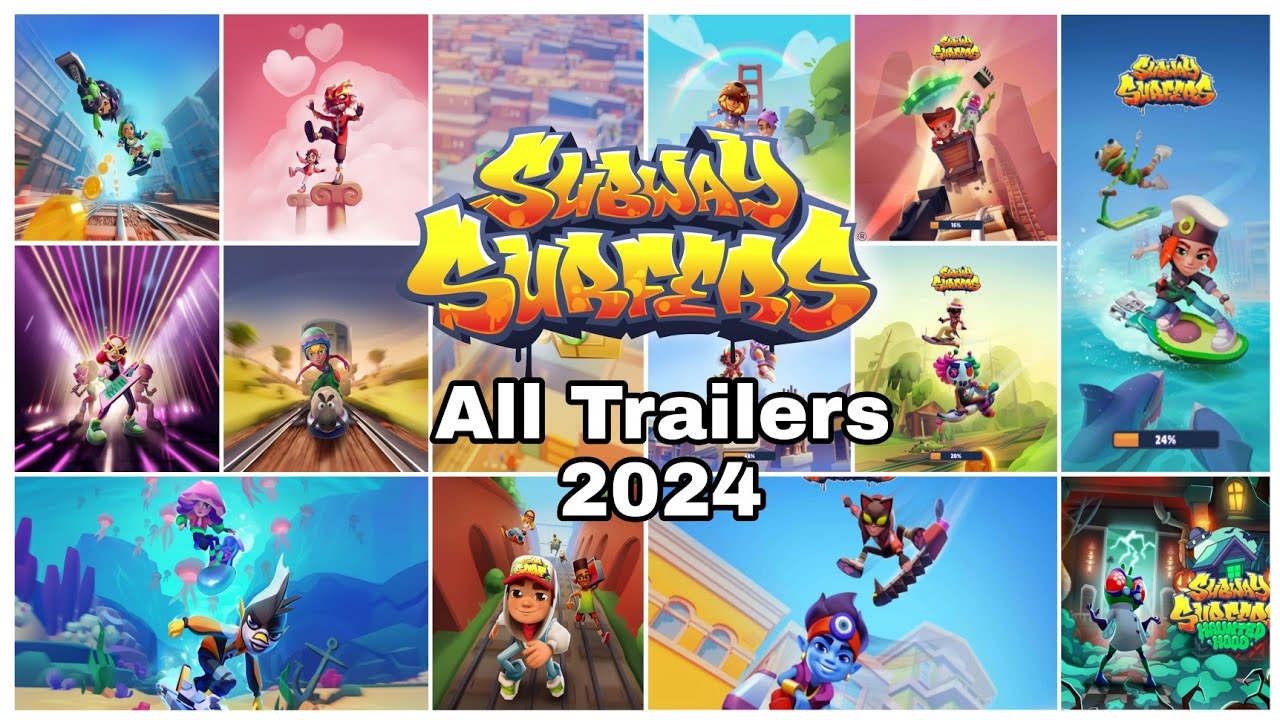 Subway Surfers 2024 All Trailers Till Date....