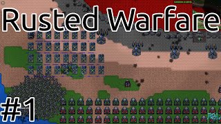 Rusted Warfare - 1v4 Very Hard AI - Gameplay/Longplay