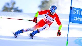 FIS Alpine Ski World Cup  Men's Giant Slalom  (Run 1)  Palisades Tahoe USA  2024