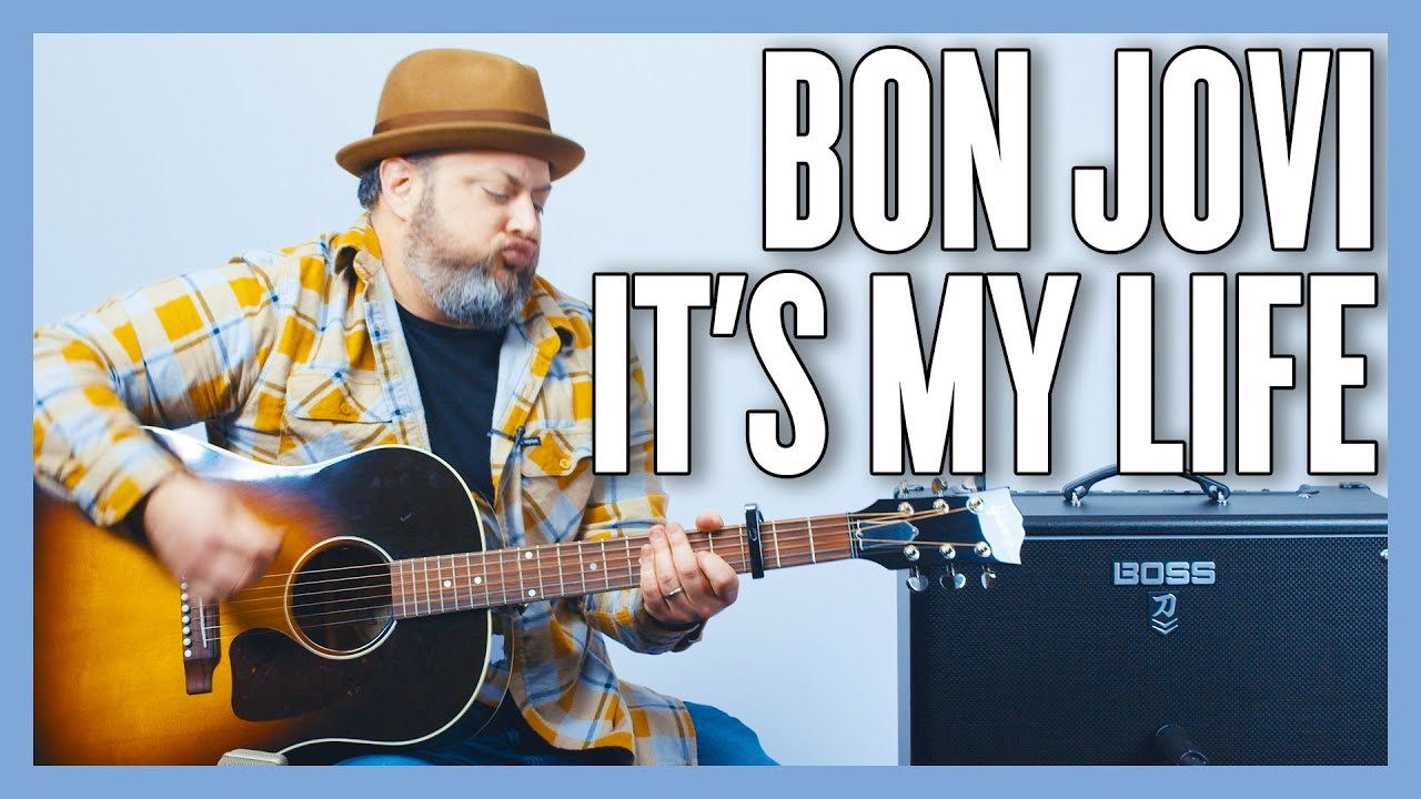 Bon Jovi It's My Life Guitar Lesson + Tutorial - YouTube