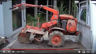さらば 関東農機 ヘルパー号 K-250 耕運機 管理機 鉄屑としてリサイクルされます