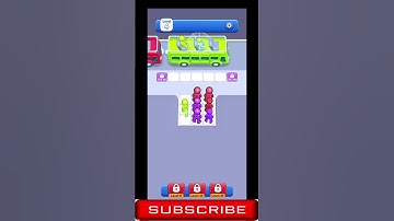 Bus Jam levels 1 to 7 #androidgames #colorgame #bus #jam #puzzlegame #colormatchinggame