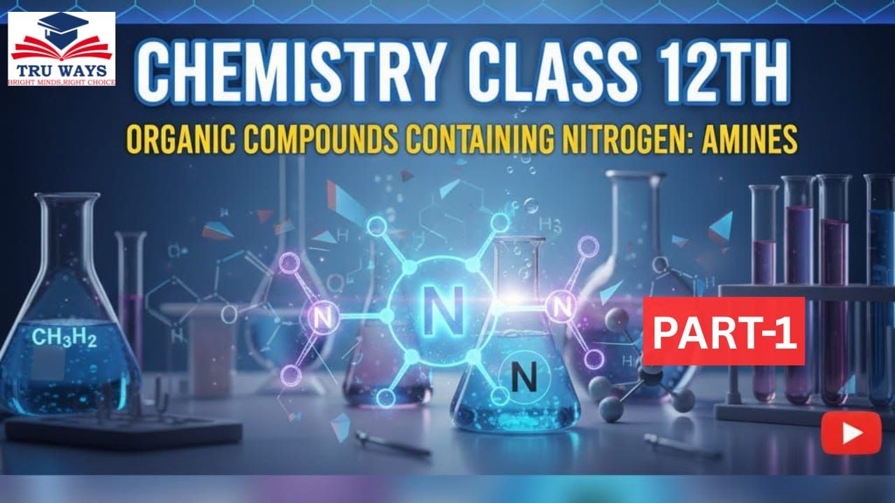 Organic Compounds Containing  Nitrogen Part 1 | Chemistry Notes for Competitive Exams nd 12th Class 