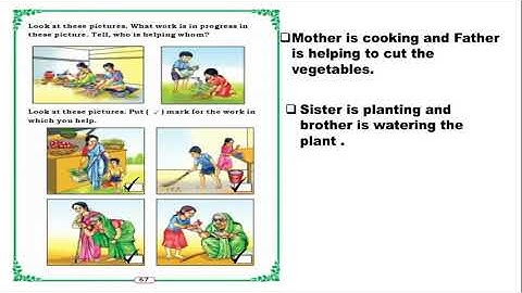 STATE - 1st std EVS Lesson - 10 I and My Family.