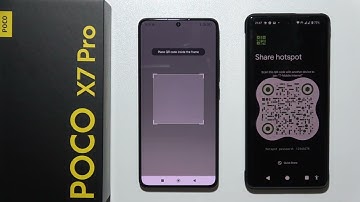 POCO X7 Pro: Connect to WiFi via QR Code