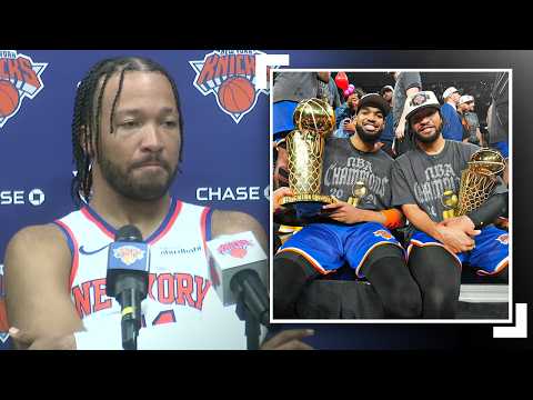 Jalen Brunson Talks Championship Mindset, New York Title Buzz & Team Identity at Knicks Media Day