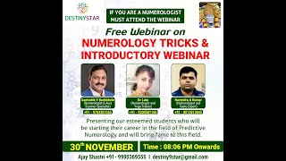 Free Webinar on Numerology Predictive tricks & Introductory