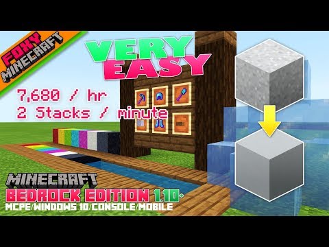Best Concrete Farm Minecraft Bedrock Edition All Platforms