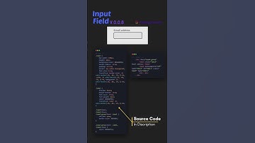 Simple Email Text Box using HTML & CSS #shorts #html #css