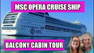Msc Opera Cruise Ship Balcony Cabin 9219 Tour