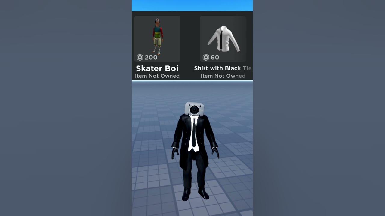HOW TO MAKE SKIBIDI CAMERAMAN ROBLOX AVATAR!!!!🤩🥳😱 - YouTube